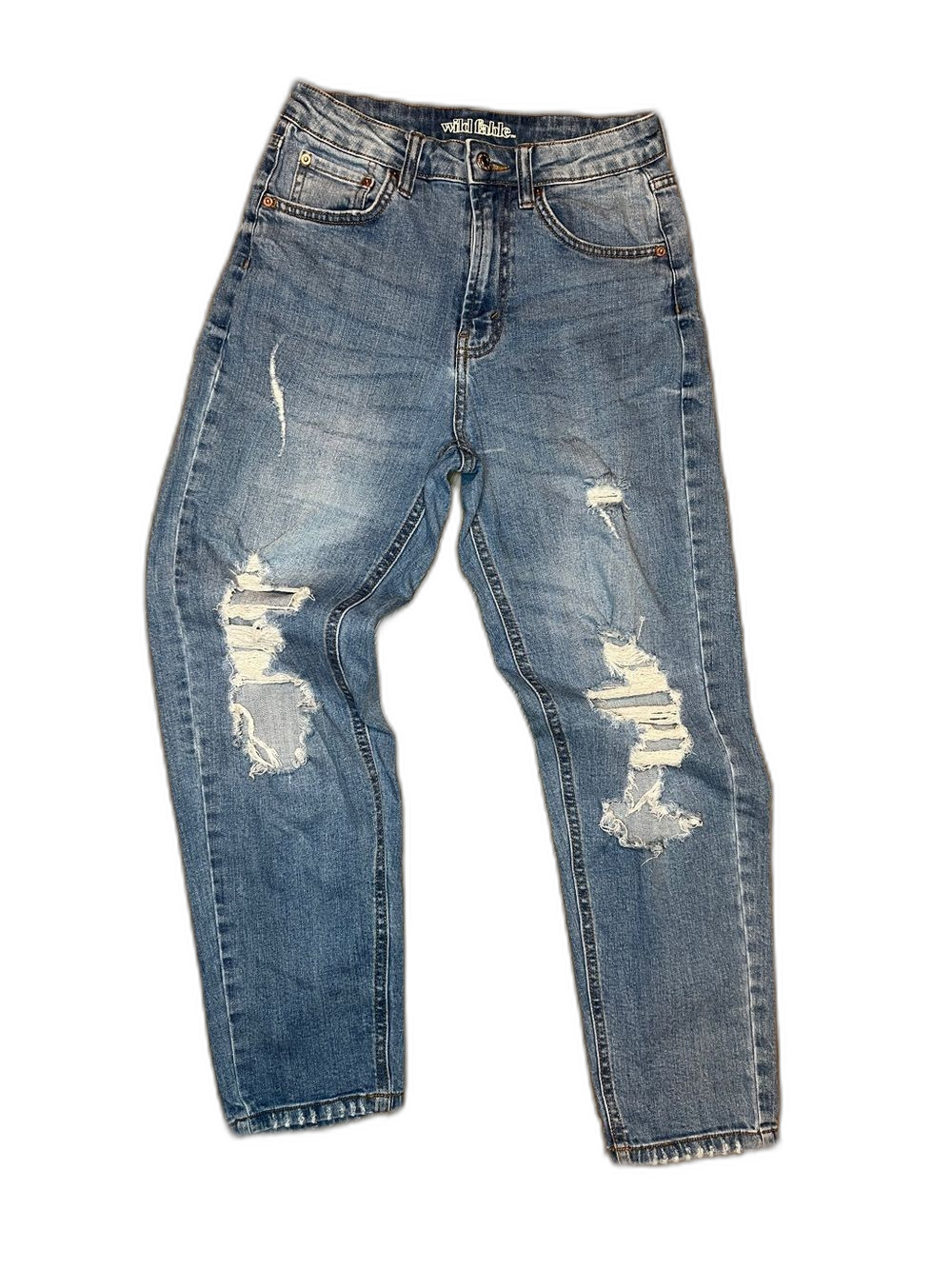 Wild Fable Women’s High Rise Mom Jeans de Mama de Tiro Alto